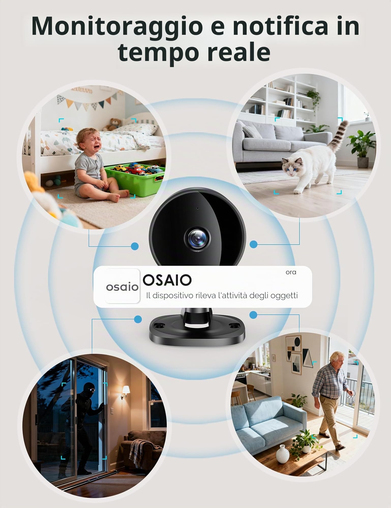 Surfola Telecamera Wi-Fi Interno — immagine 8 di 16