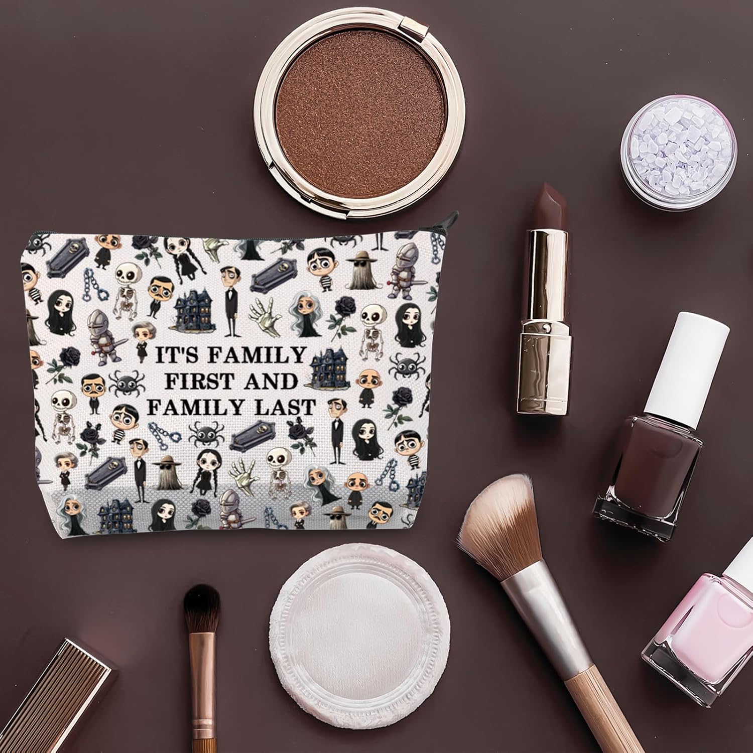 BDPWSS It's Family First And Family Last Musical Makeup Bag for Music Lover Bag (First last family bag) - Image 4