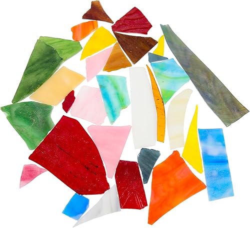 EXCEART 1 Set Mica Pieces for Decoration Seashells for Crafting Decorative Plate Tiles Vase Filler Mosaic Craft Kit Mosaic Tiles for Crafts Mosaic