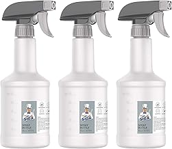 MR.SIGA Spray Bottle Atomizer Water Sprayer Adjustable Iron Spray Bottle for Plants Hairdressing Kitchen Baking Reusable, 3 Pack, 16 oz