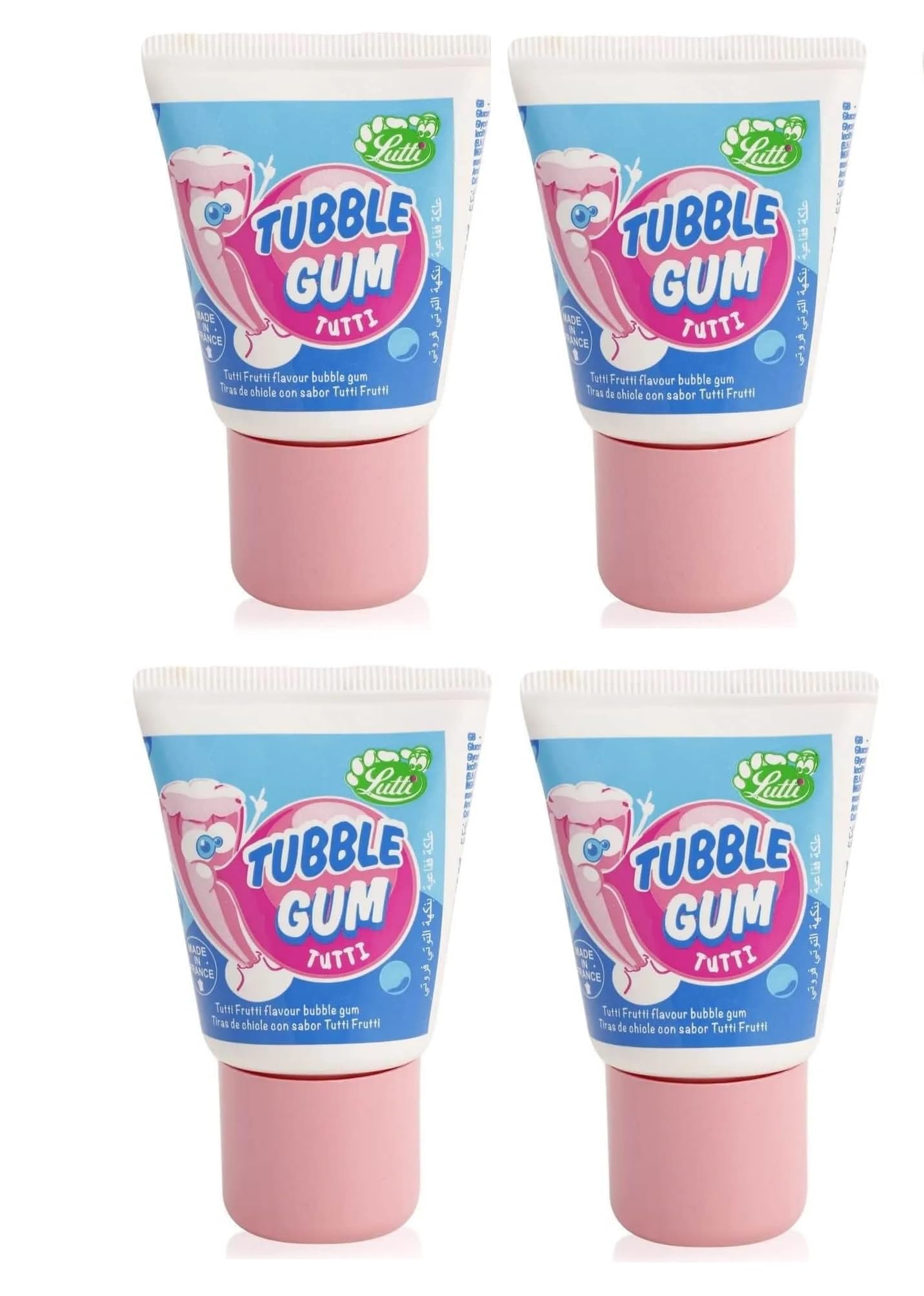 Lutti Tubble GumTutti Fruity Flavours Bubble Gum 35gm Tubes Sharing With friends and family (Pack Of 4) (B0D3DWW482) Amazon Price History, Amazon Price Tracker