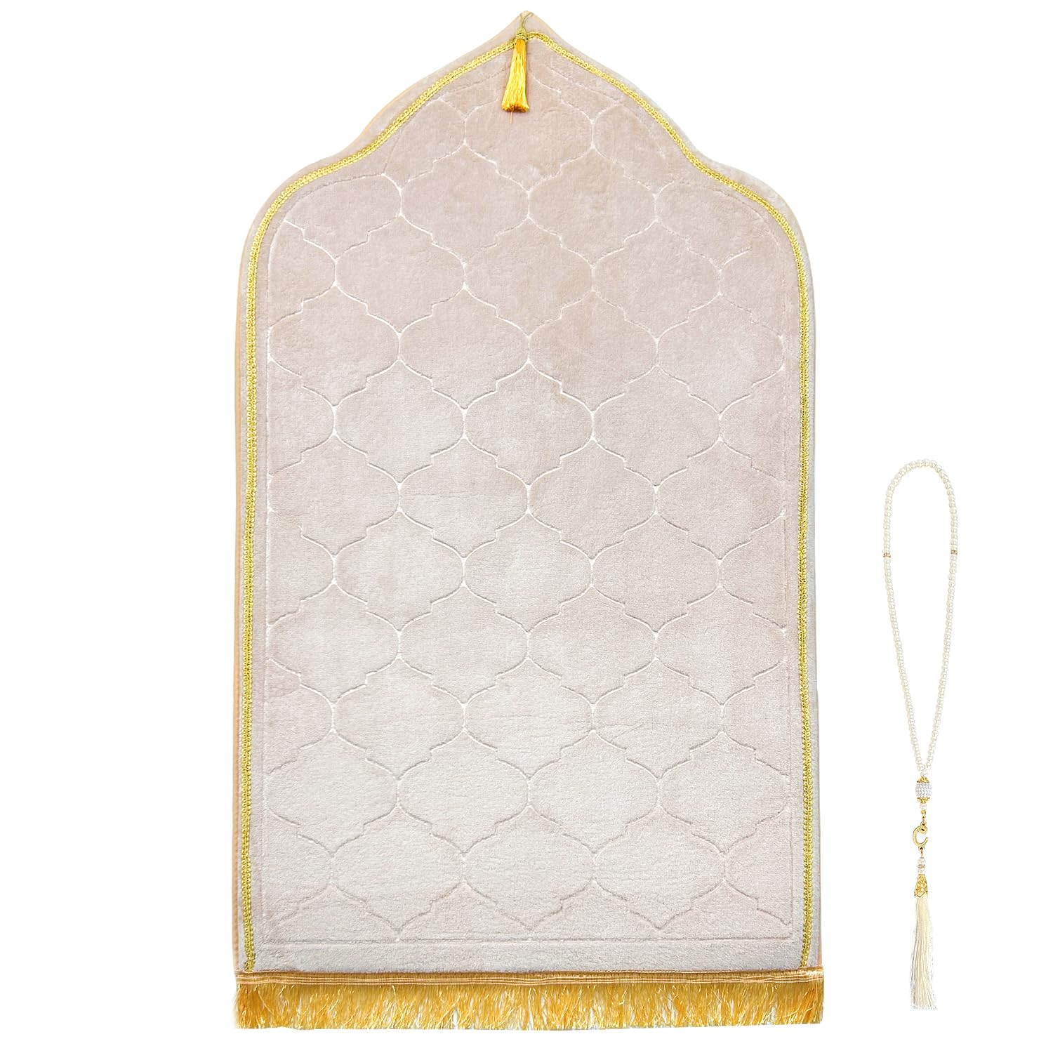 Tapis de prière musulmane YumSur grand format contre l'inconfort des sols durs
