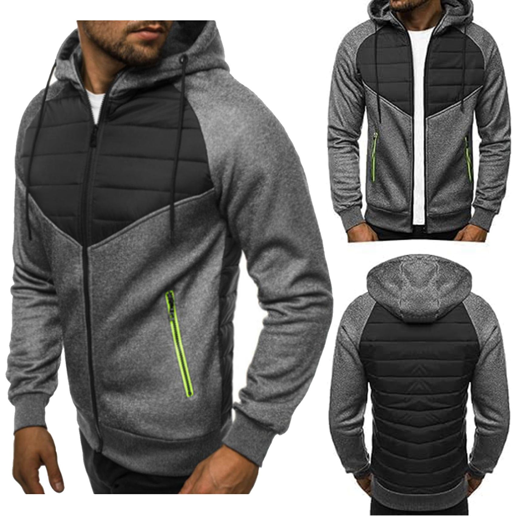 Herren-Daunen-Kapuzenpullover for Scania, lässige Jogging-Streetwear, weiche Strickjacken mit Reißverschluss, Jacken, Bequeme Mäntel