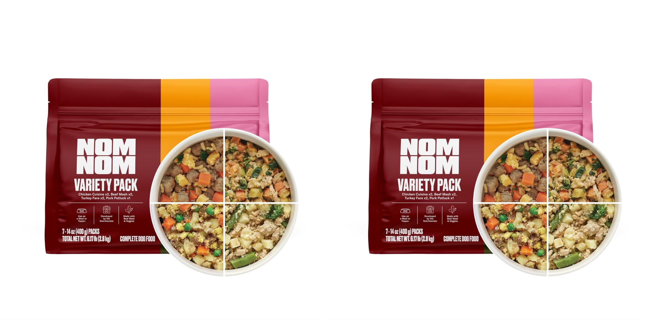 Nom Nom Freshly-Made Frozen Variety Pack – 14 Pack