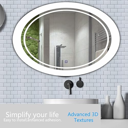 Miniatura 4 de Paquete de 1 protector contra salpicaduras de azulejos para despegar y pegar, papel tapiz de 12 x 12 pulgadas, color azul claro