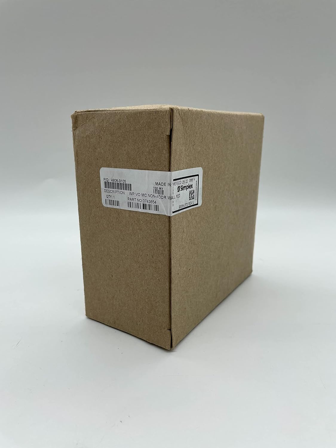 Simplex 4906-9105 - V/O Weather Proof, M-C True-Alert,Red Wall MT (New)