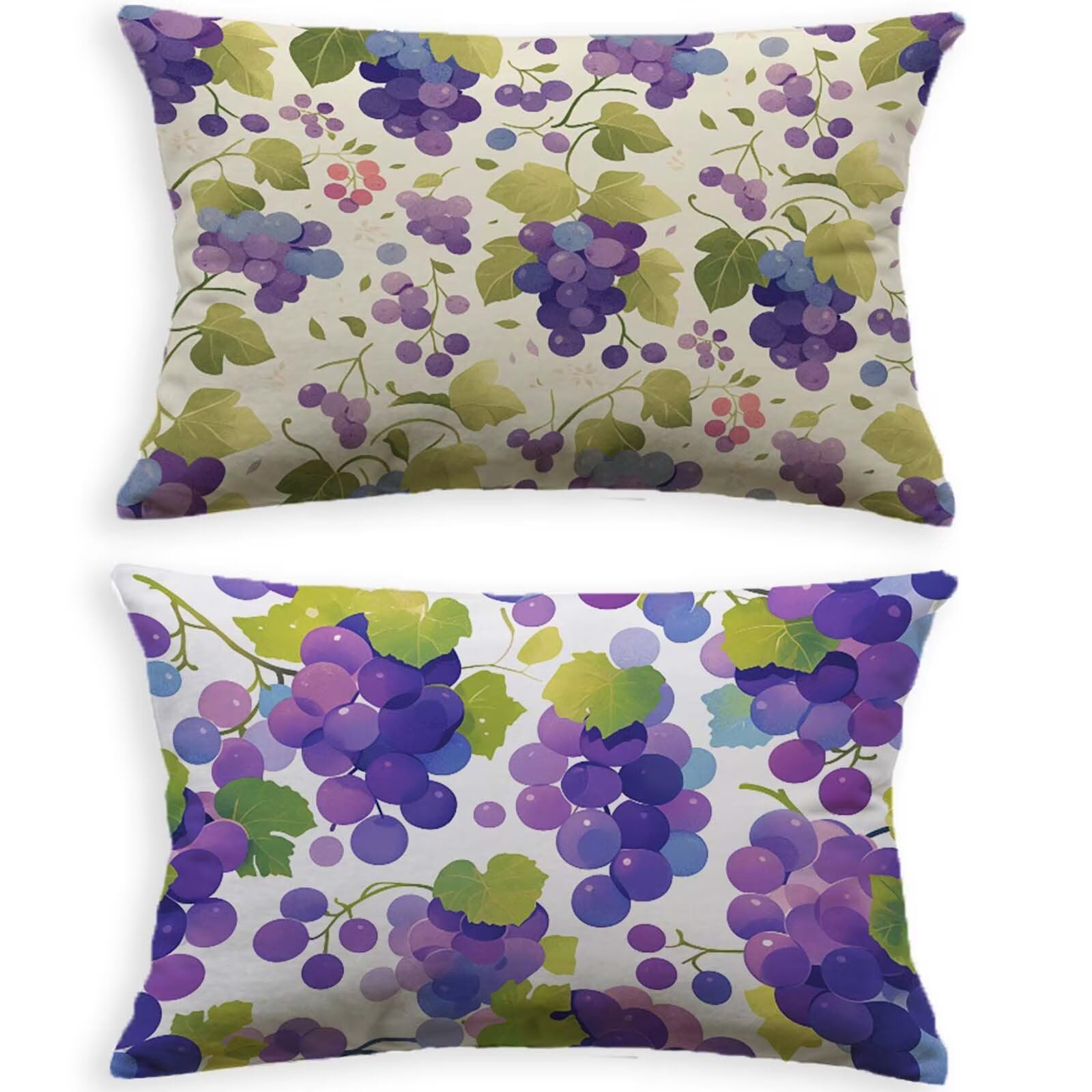 Housse de coussin crème 40x70 en velours pour rénover vos vieux oreillers de lit