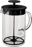 Espumador de leite manual Bodum Latteo 1446-01US4, 236 ml, preto