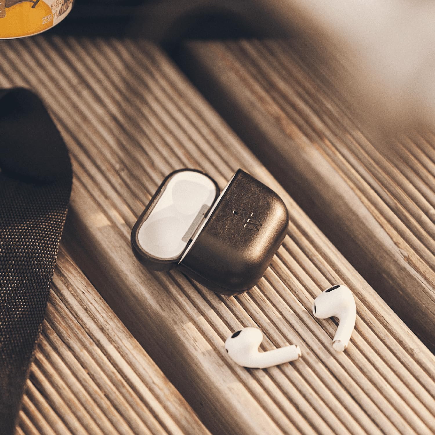 Walden® Leather Case for AirPods 4 – Genuine Leather Protective Cover, Slim Two-Piece Design with Precise Charging Cutouts