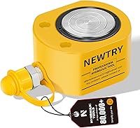 Vista 7 de NEWTRY Gato hidráulico Ram de 30 toneladas + bomba manual hidráulica CP-700 Kit de potencia Porta de perfil bajo Mini Jack de sección única Mini