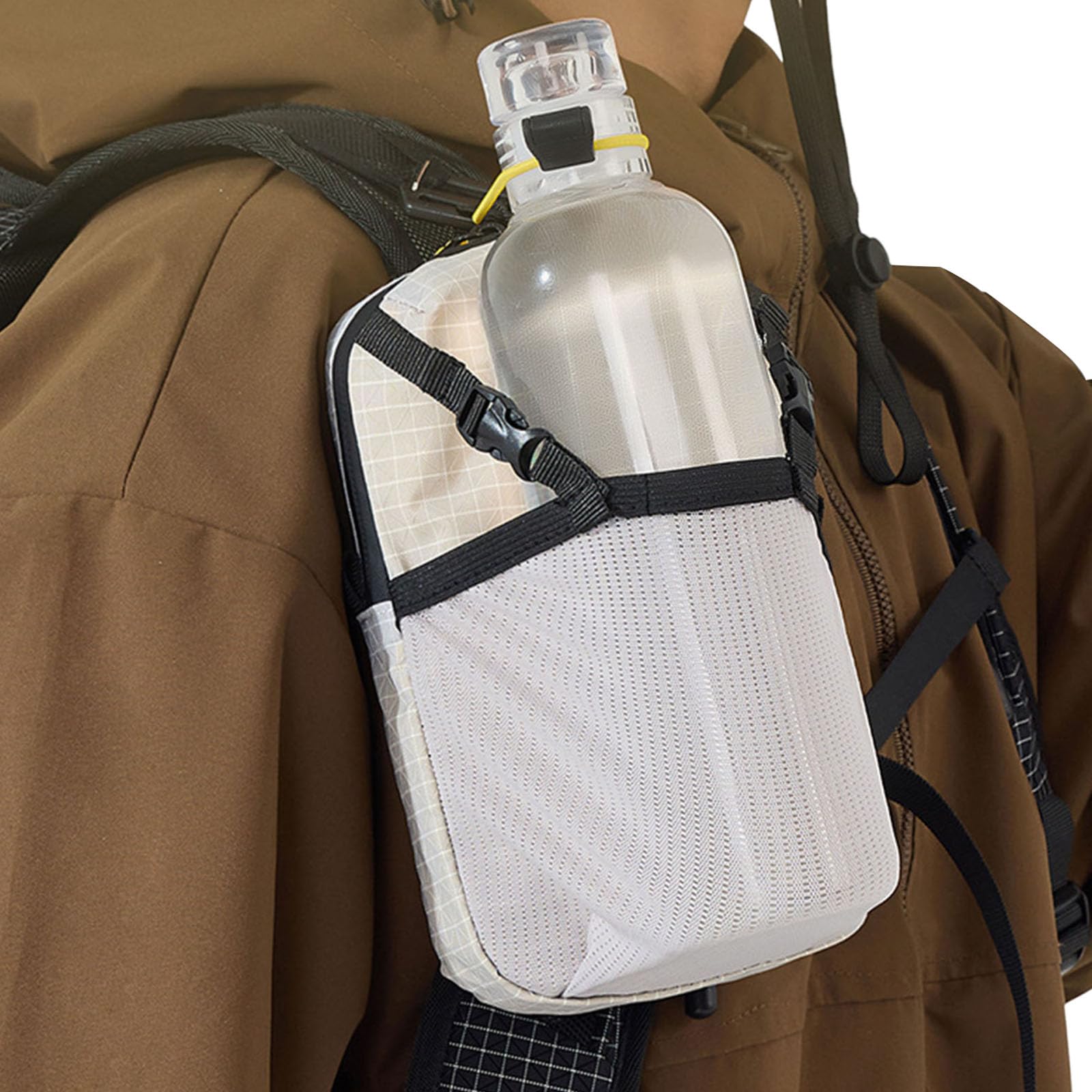 Custodia per Bottiglia d'Acqua EcoGleam con Tasca per Telefono e Tracolla