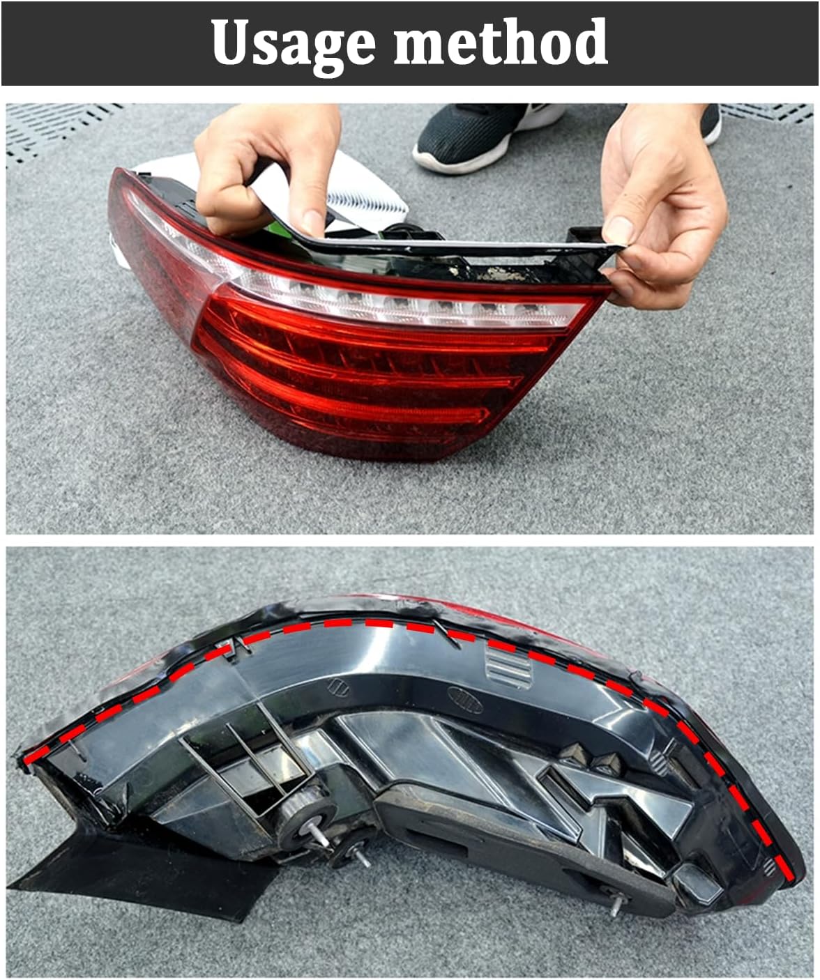 OFBAND 13Ft Car Headlight Sealant Butyl Tape,Waterproof Sealant Caulking Tape Avoids Noise & Leakage,Universal Car Accessories Sealing Tape for Car Truck SUV Headlights/Taillights