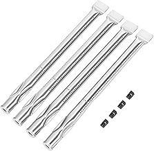 GFTIME Edelstahl Brenner für Rösle Videro G3 und G4, Gasgrill Brenner Ersatzteile für Rösle Videro Serie, 4 Stück