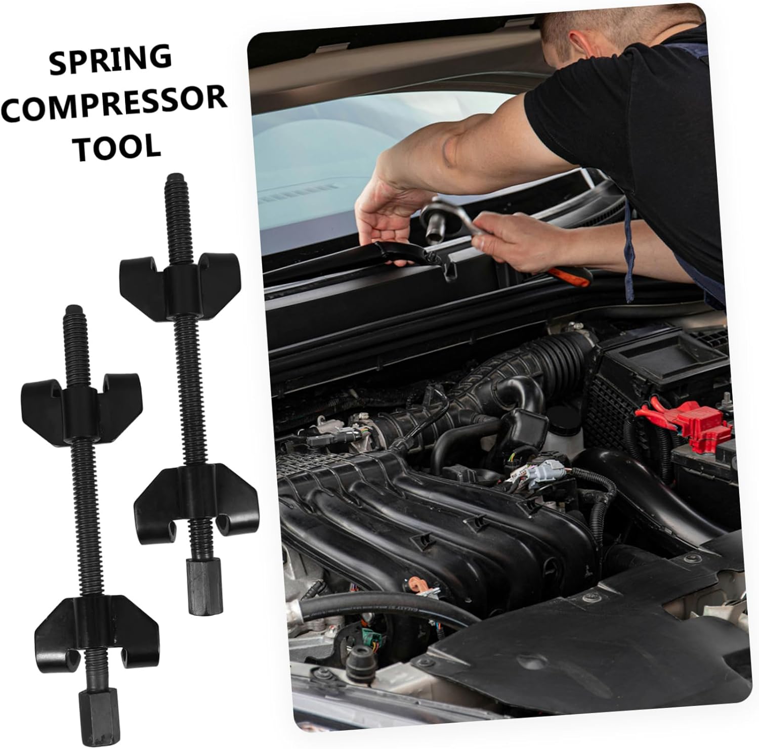 Fit Spring Compressor Tool Coil Spring Removal for Auto High-Strength Steel