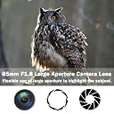 85mm Lens for Canon RF 85mm f1.8 Portrait Lens Manual Focus(MF) for Canon EOS R/Ra/RP/R3/R5/R5 C/R6/R6 Mark II /R7/R8/R10/R50/R100 Mirrorless Camera (for Canon R Series) gallery image