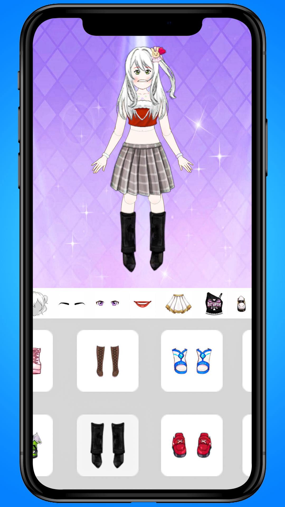 green emerald velvet dress Anime Avatar Maker - Dress Up Games for Girls main image 1