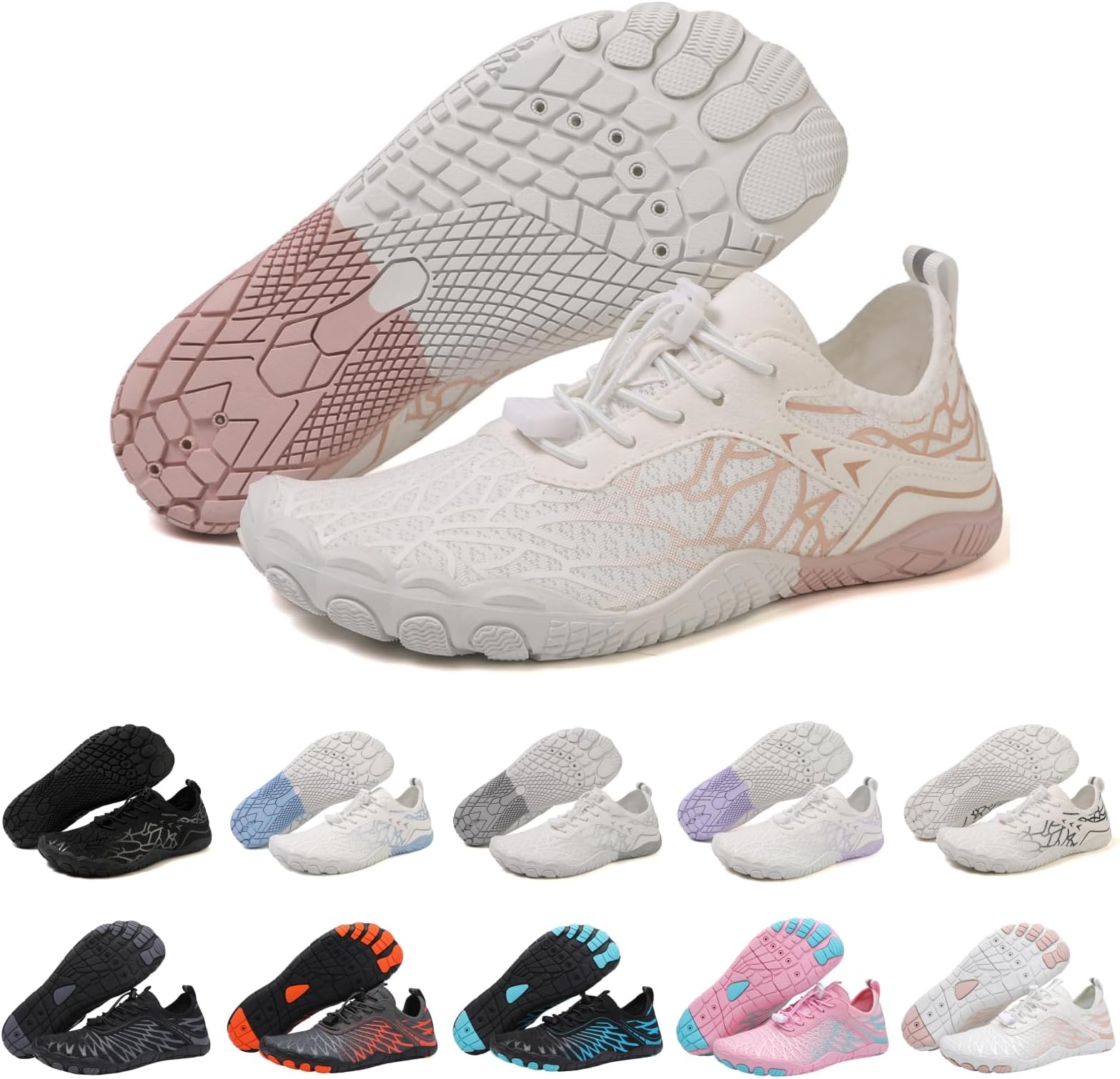 Hiking Footwear Women,Pro - Healthy & Non-Slip Barefoot Shoes Unisex,Hike Barefoot Shoes Women Wide Toe Box,Athletic Outdoor Hiking Footwear Men
