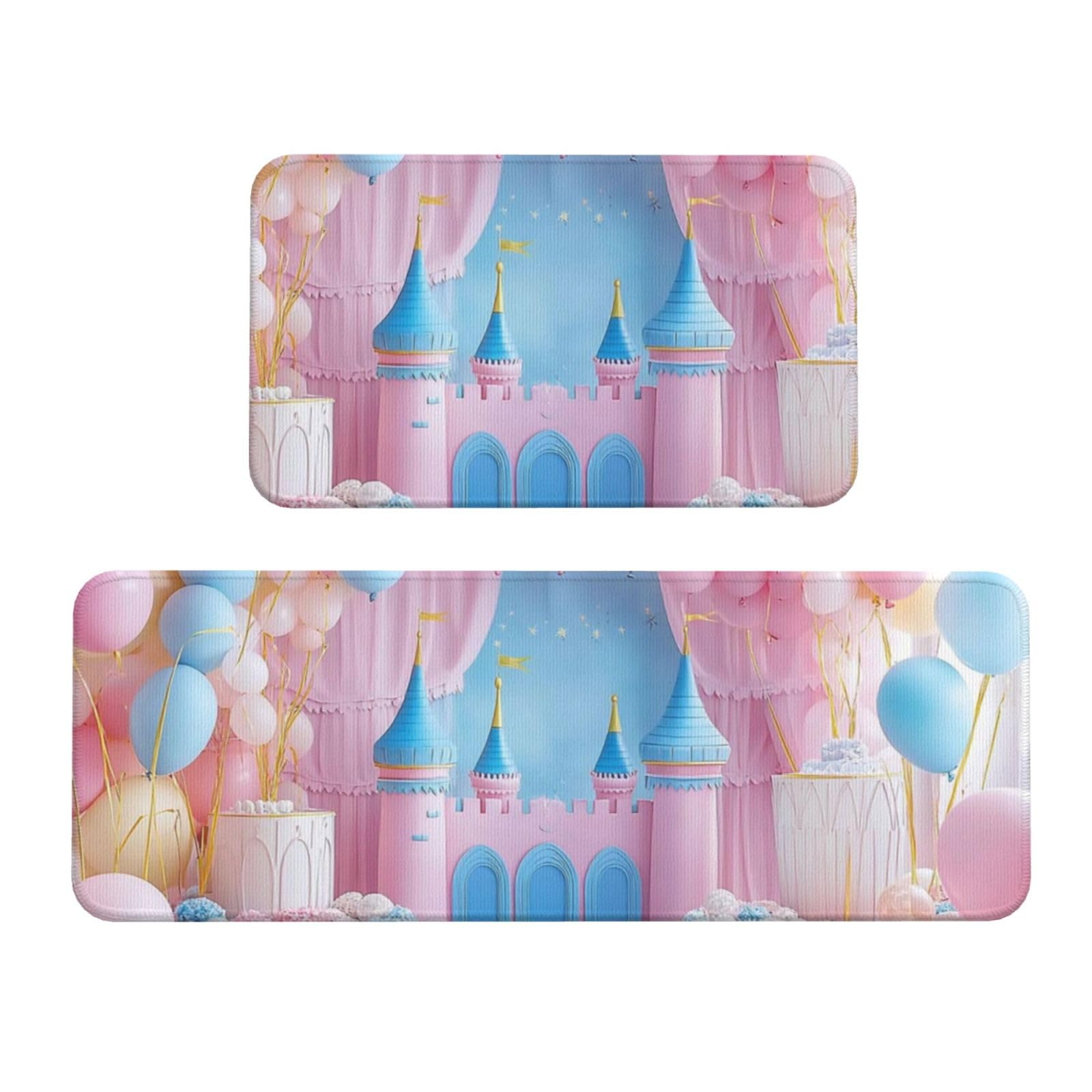 Tapetes de cocina cómodos de pie y alfombras acolchadas para decoración del hogar, 2 uds
