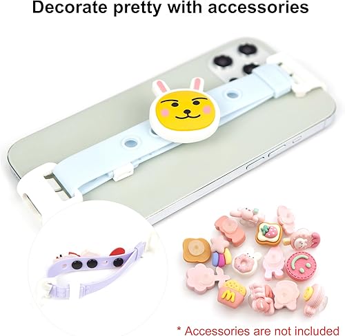 Miniatura 6 de WiLLBee CLIPON Soft Mini - Correa de silicona para teléfono celular y teléfono inteligente, soporte de mano compatible con iPhone 14 13 12 11 Pro