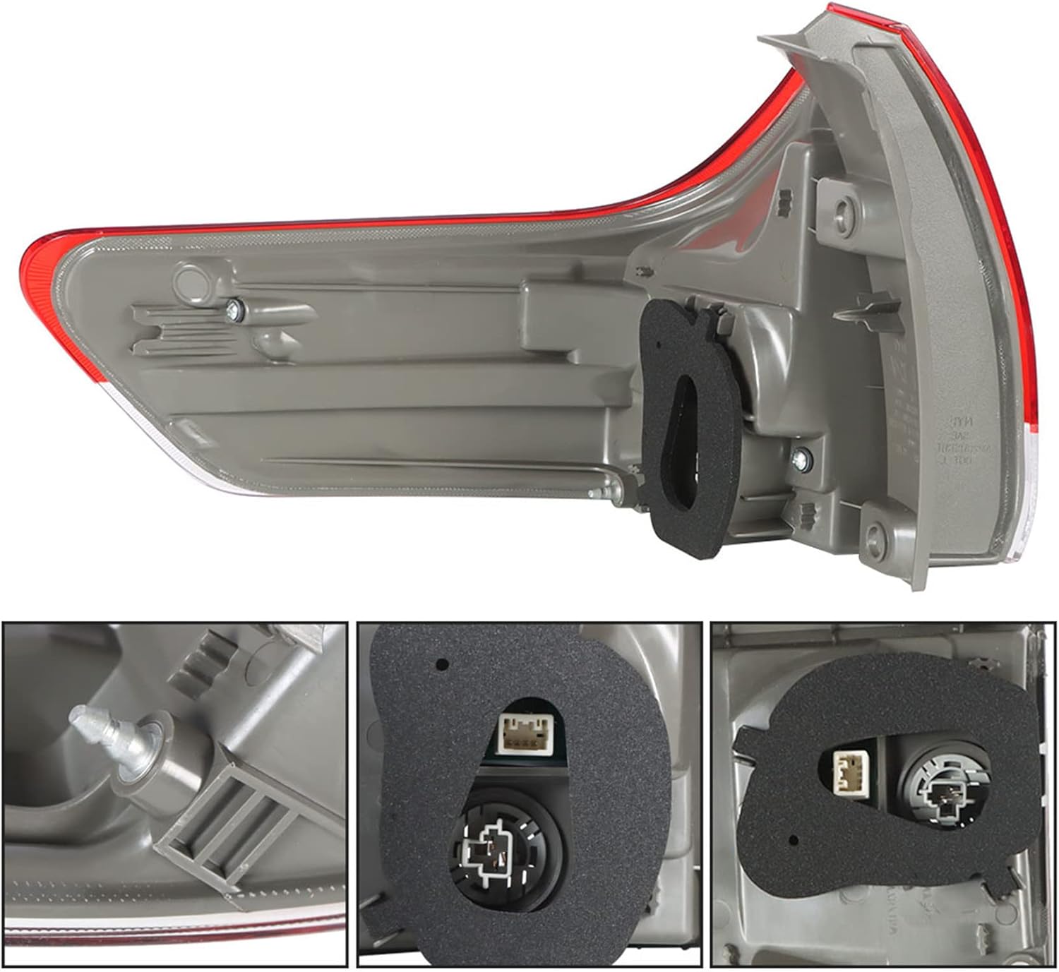 1-Pack RH Tail Light Assembly Replacement for 2011-2014 Sienna Passenger Side Outer 8155008030