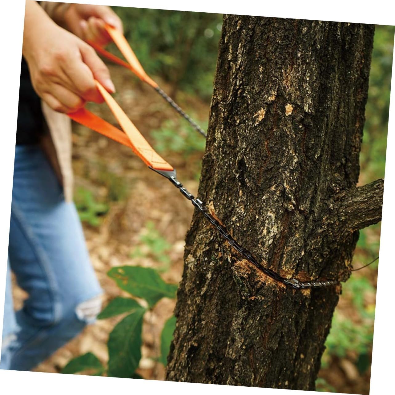 KOMBIUDA Portable Hand Chainsaw Camping Tool Emergency Pocket Saws Outdoor Woodworking Tool