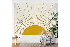 iTapnoom Sun Atmosphere Bohemian Tapestry Minimalist Wall Hanging Dorm Room Aesthetic Decor