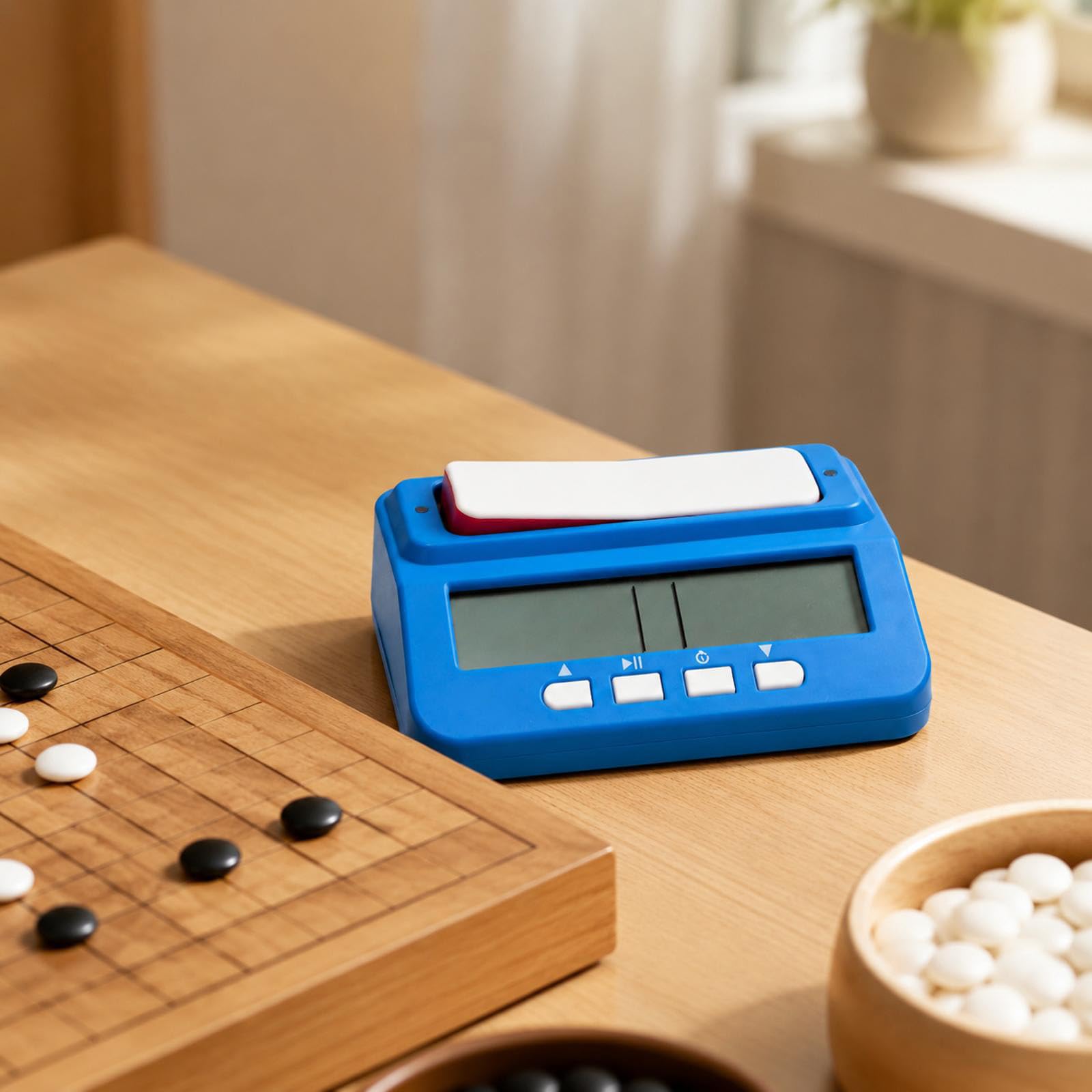 Temporizzatore del gioco degli scacchi con pulsanti frontali