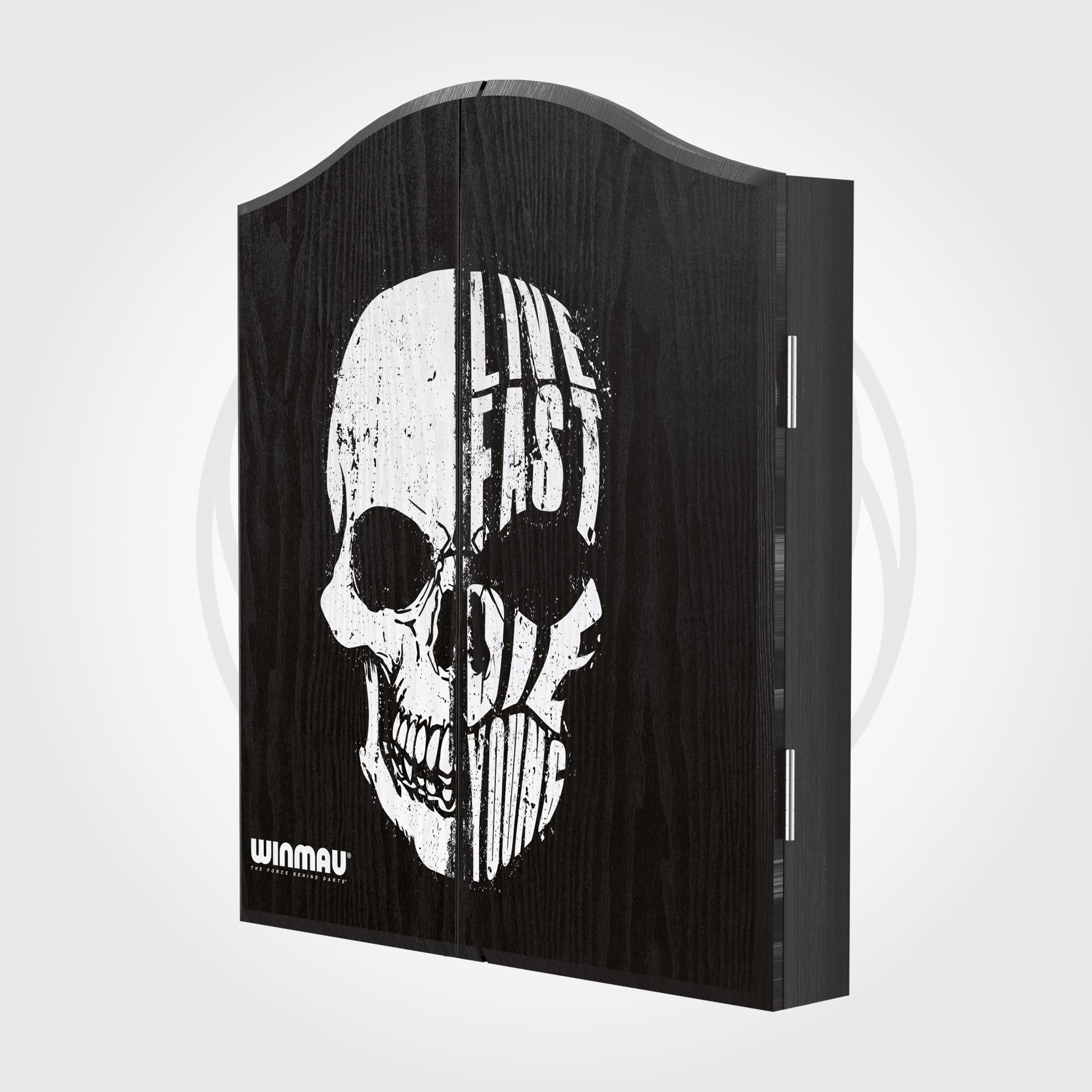 WINMAU Skull Design Deluxe Dartboard Cabinet