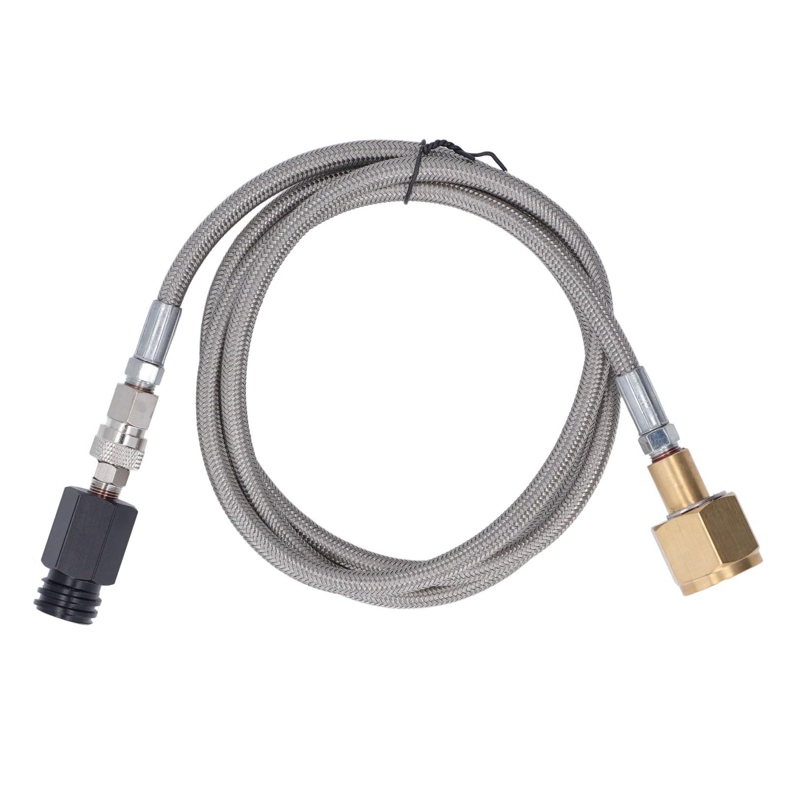 Alomejor Soda Refill Adapter with Durable 60in Hose (Wąż ze stali