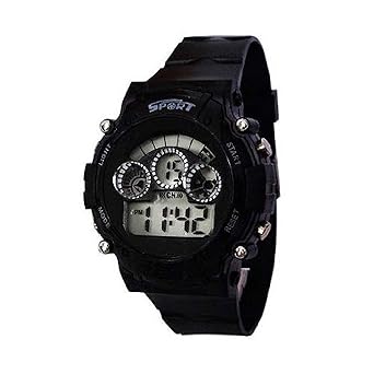 shopPrime Digital 7 Light LED Boys and Girls Sports Watch with Alarm, Stopwatch
