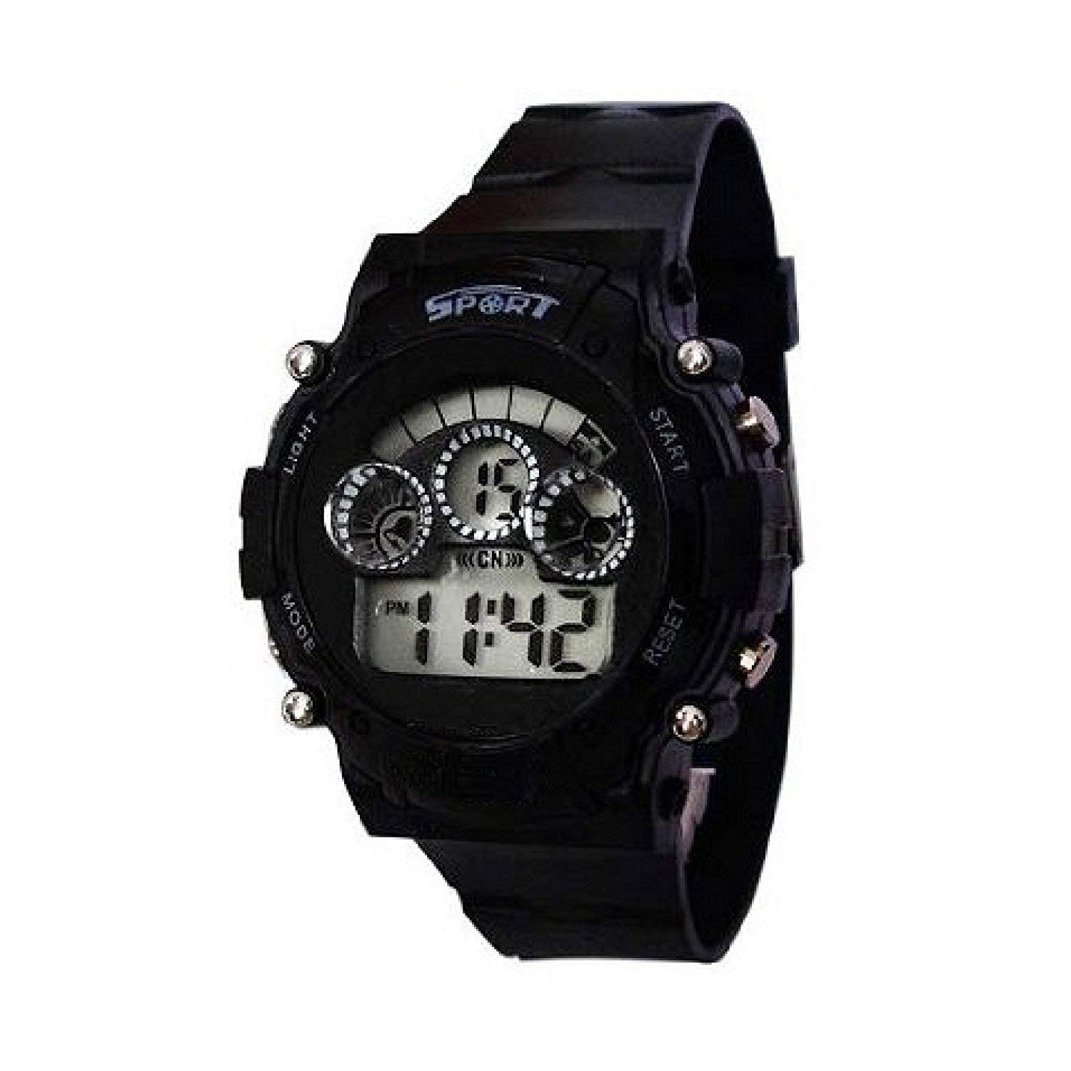 shopPrime Digital 7 Light LED Boys and Girls Sports Watch with Alarm, Stopwatch (B07PGWQF7J) Amazon Price History, Amazon Price Tracker