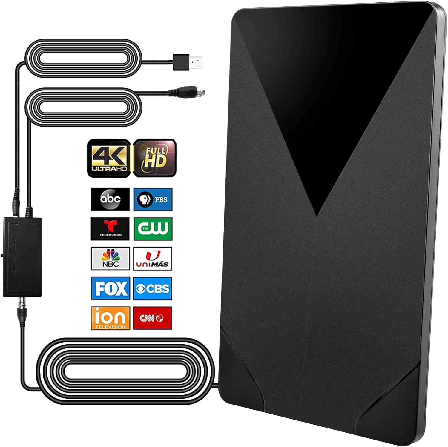 2022 Upgraded Digital TV Antenna up 550+ Miles Range, Smart TV Antenna