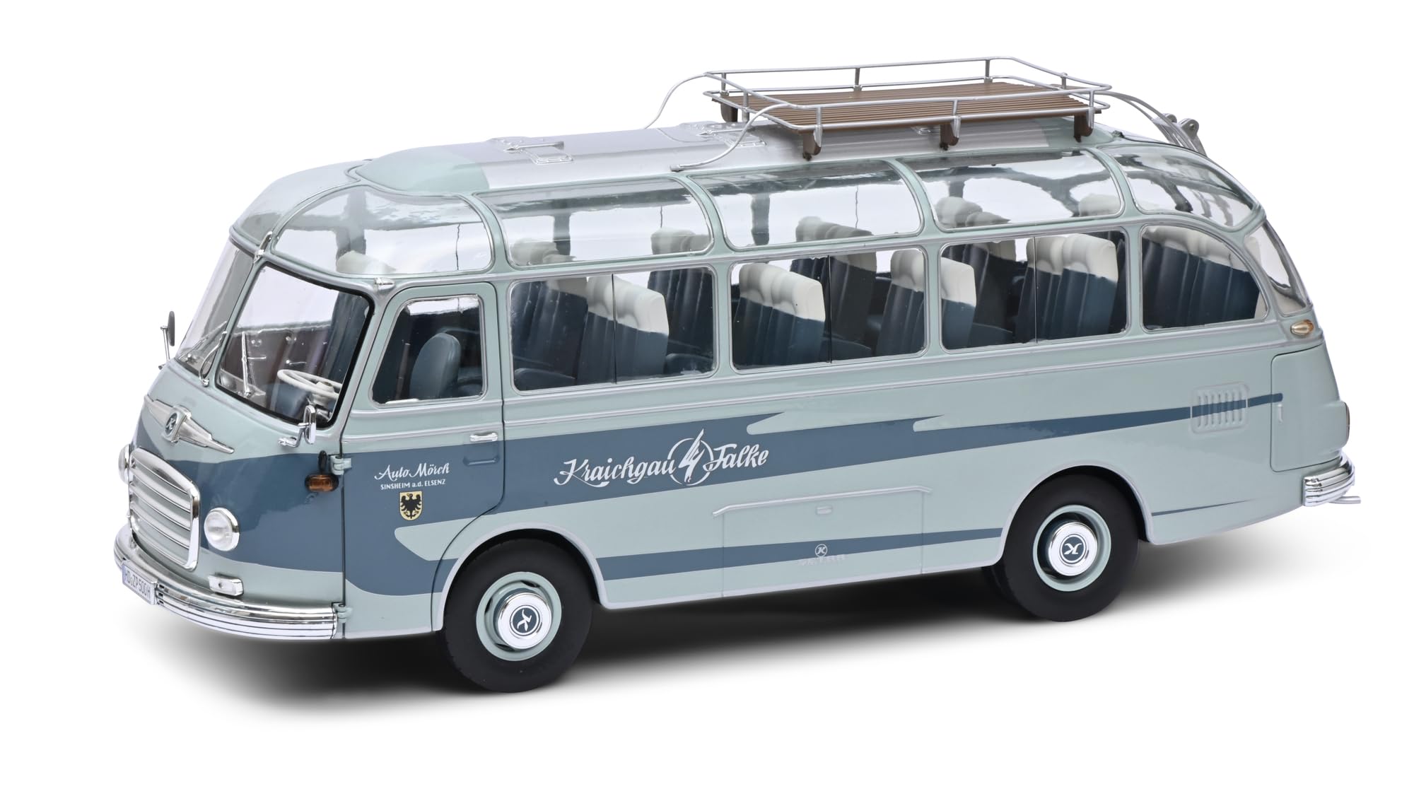 Schuco 450034900 Setra S6 1:18 Model Bus Model Car, Blue : Amazon