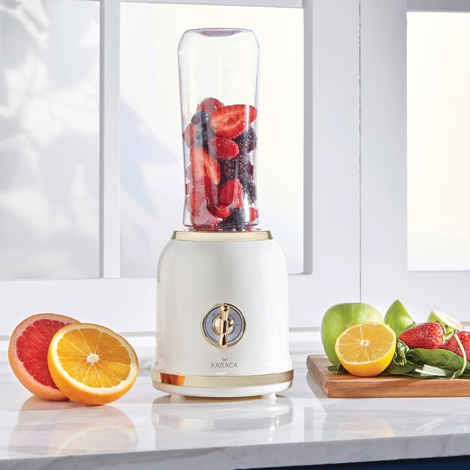 Karaca Retro Personal Blender Krem