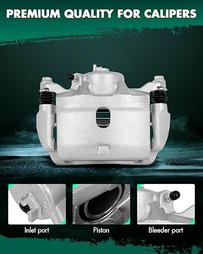 Miniatura 4 de SCITOO 19B2661 Pinza de freno de disco delantera derecha con soporte para Acura para ILX, para Honda para Accordpara Civicpara CR-Zpara ajuste