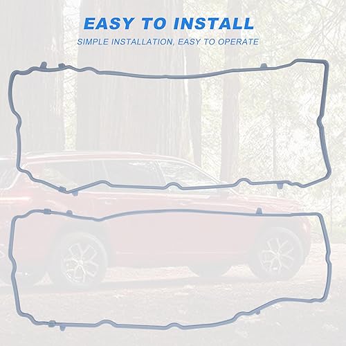 Miniatura 3 de Juego de juntas de tapa de válvula compatible con Dodge Journey Durango Avenger Jeep Cherokee Wrangler Ram 1500 Chrysler 200 300 3.6L V6 Reemplazar