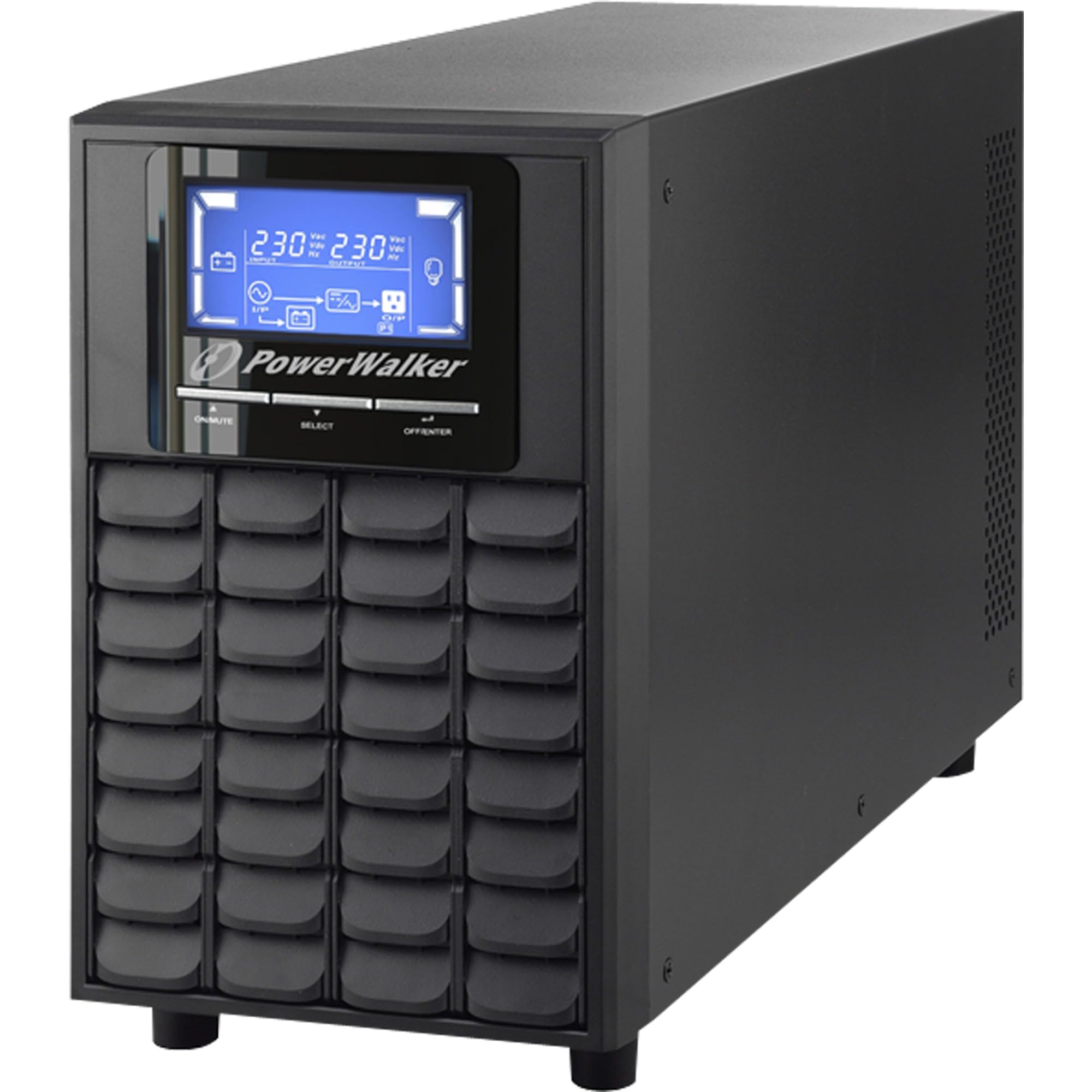 Powerwalker Vfi 2000c Lcd Gruppo Di Continuit? [ups] Doppia Conversione [online] 2 Kva 1600 W 4 Presa[e] Ac (vfi 2000c Lcd 2000va/1600w - Online, Uni