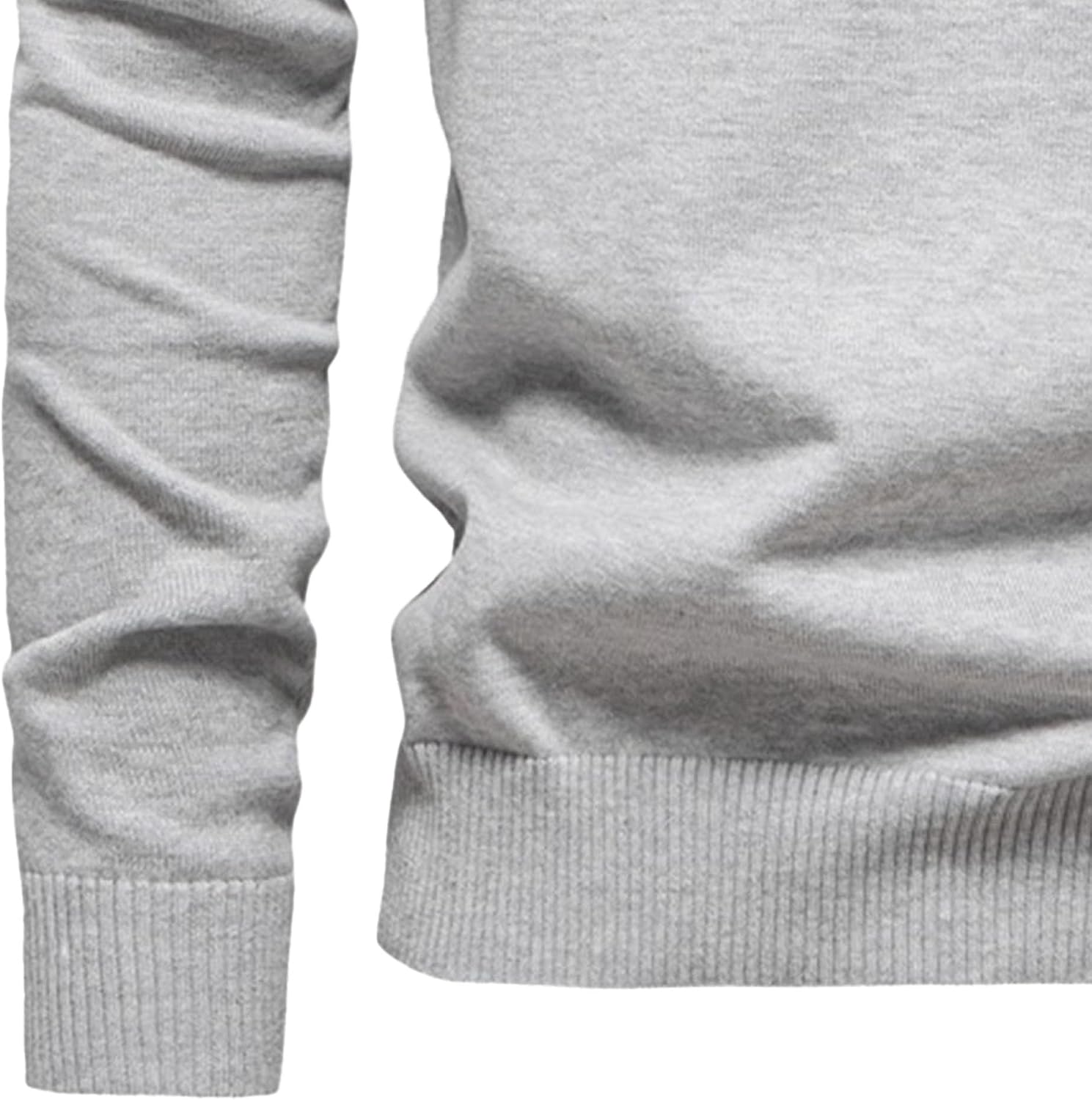 Men Casual V Neck Knitted Pullover Classic Comfy Trendy Solid Knit Shirt | Ribbed Cuffs & Hem, Classic Fit, Casual Wear, Solid Color, Lightweight Knit
