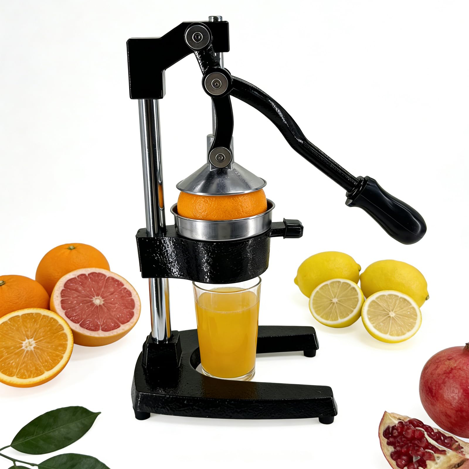 XYJBHB Professional Manual Citrus Juicer, Heavy Duty Hand Press Squeezer