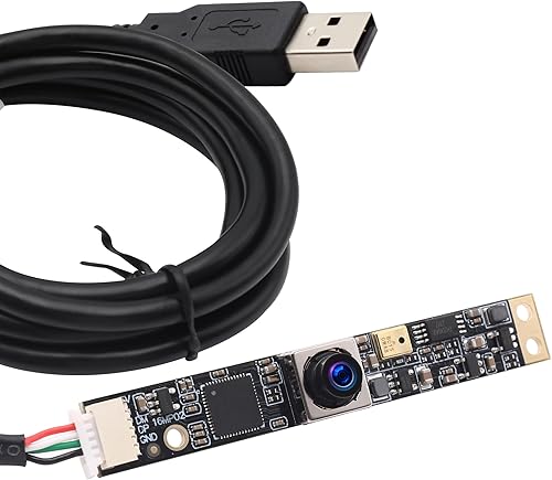 Cámara USB de enfoque automático de 16 MP con micrófono para computadora Mini UVC USB2.0 Lightburn Cámara Micro USB Seguridad PC Cámaras Módulo