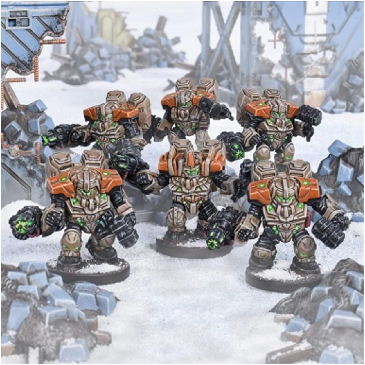 Mantic Games Firefight 2E: Forge Father - Hammerfist Drop Troop Team