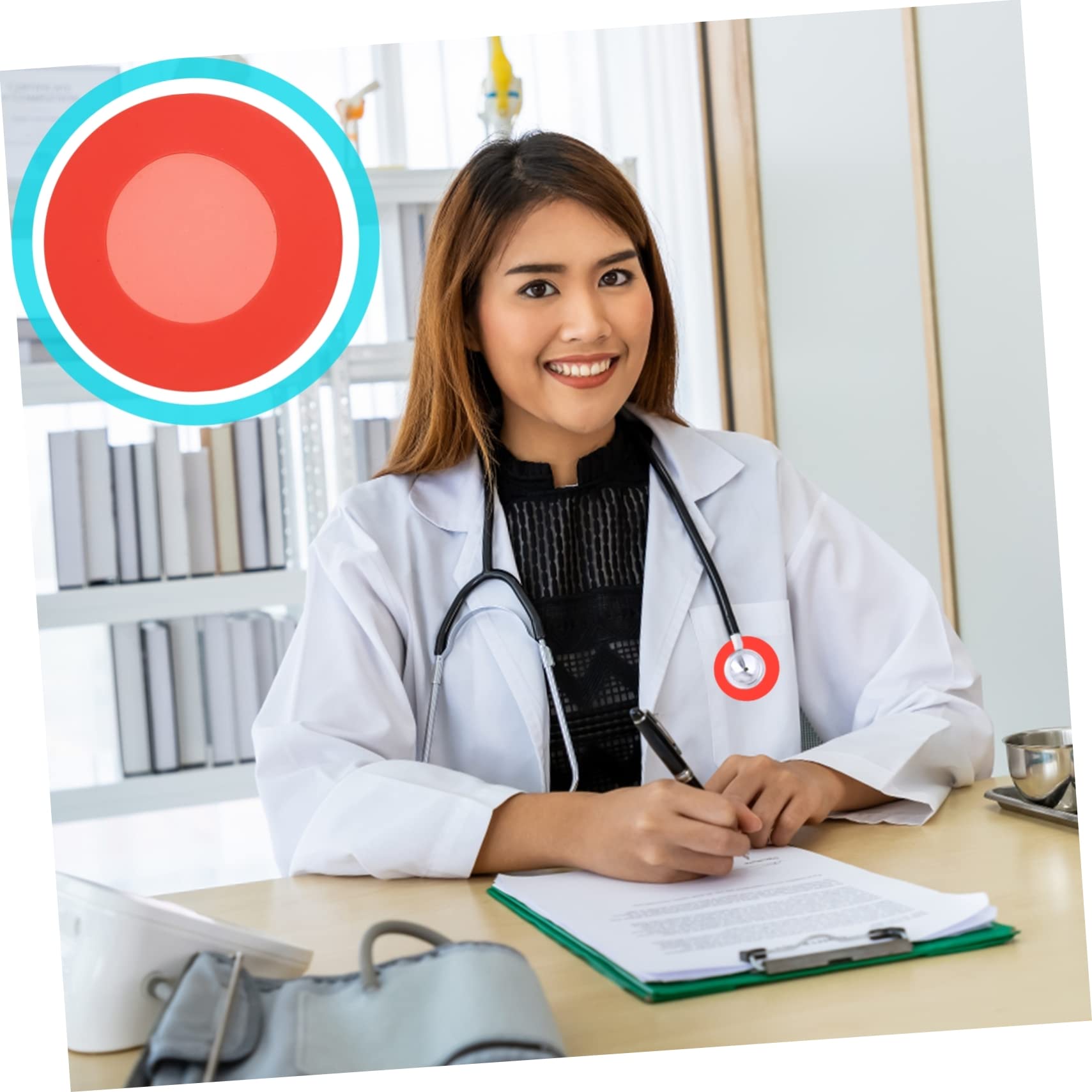 HAWILLOSCH 3sets Non-Medical Non-Medical Non-Medical Stethoscope Bell Covers Non-Medical Non-Medical Non-Medical Stethoscope Case Protective Head Cover 10pcs*3