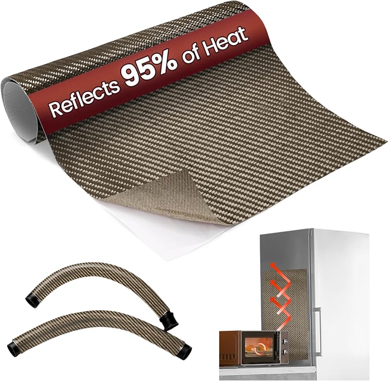Manta de proteção térmica adesiva de alumínio Amerbro 60,96 x 60,96 cm – Marrom