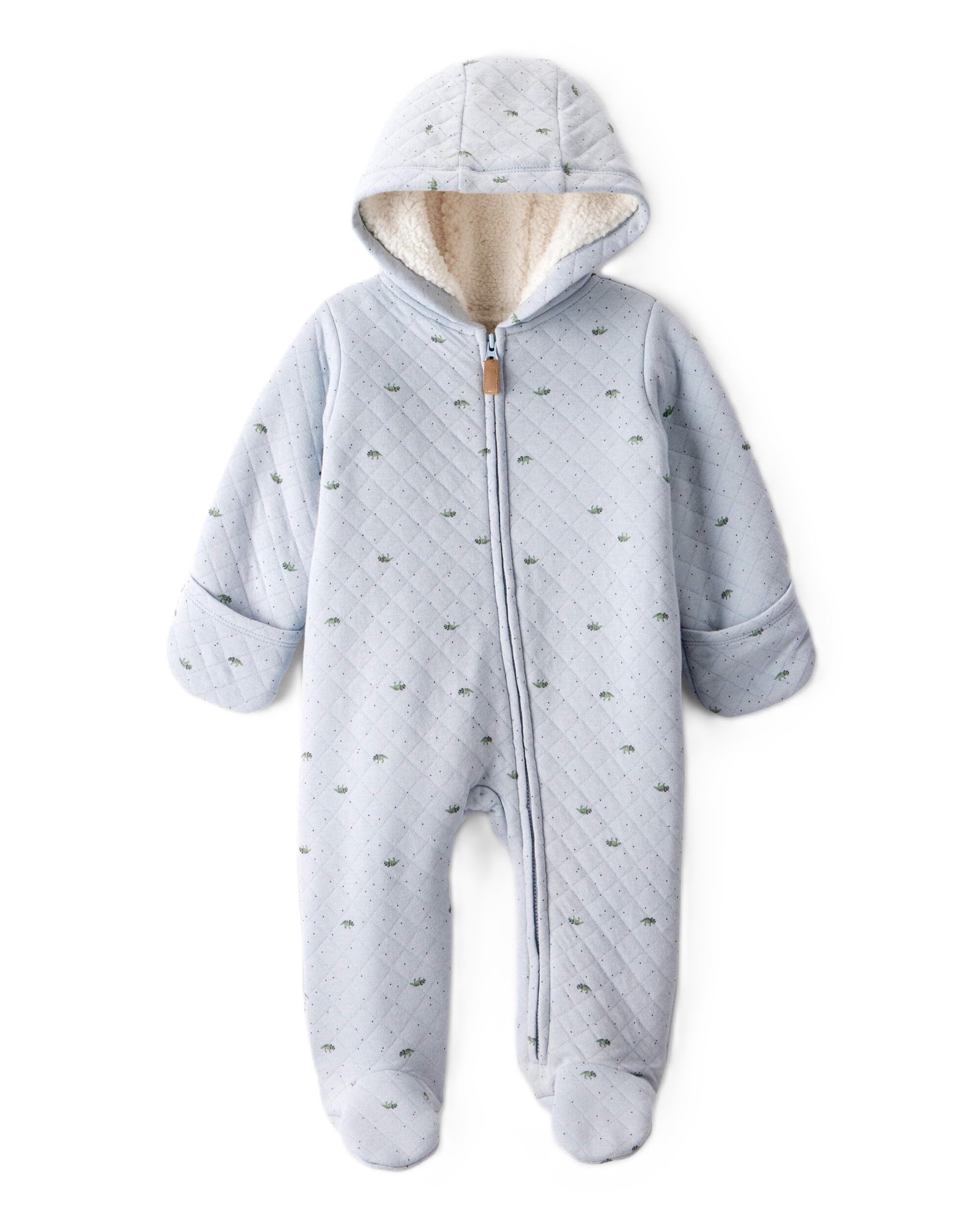 Carter's Baby Girls and Boys Hooded Quilted Pram