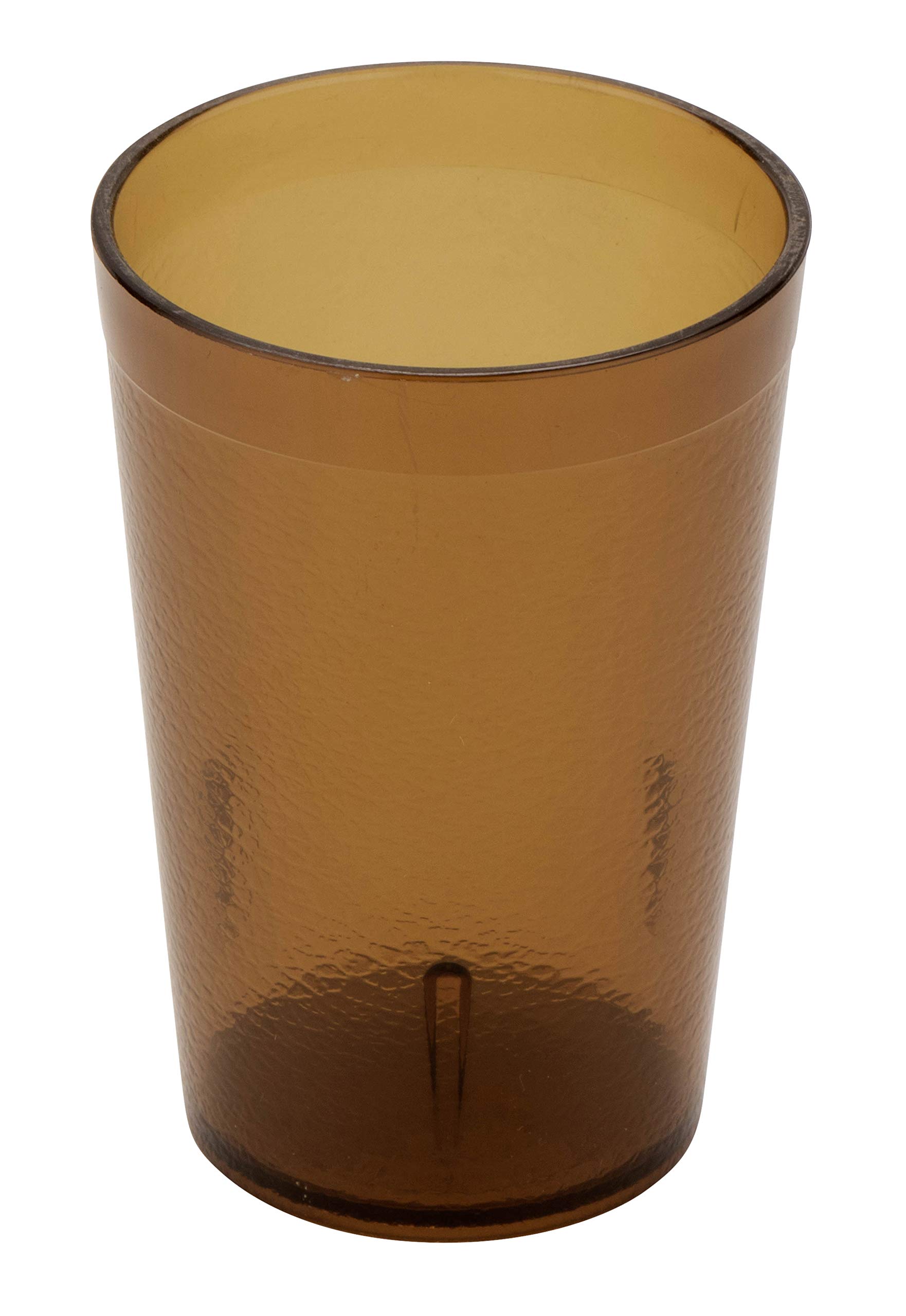 G.E.T. 6608-1-A-EC Heavy-Duty Plastic Restaurant Tumblers, 8 Ounce, Amber (Set of 4)" }