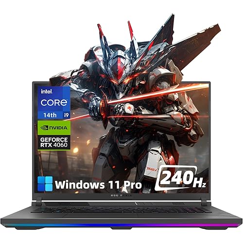 ASUS ROG Strix G18 Gaming Laptop - 18" 2.5K 240Hz Display, Intel Core i9-14900HX, RTX 4060, 64GB DDR5, 4TB SSD, Backlit Keyboard, WiFi6E, Win 11 Pro & Lifetime MS Office, with External CD/DVD Drive