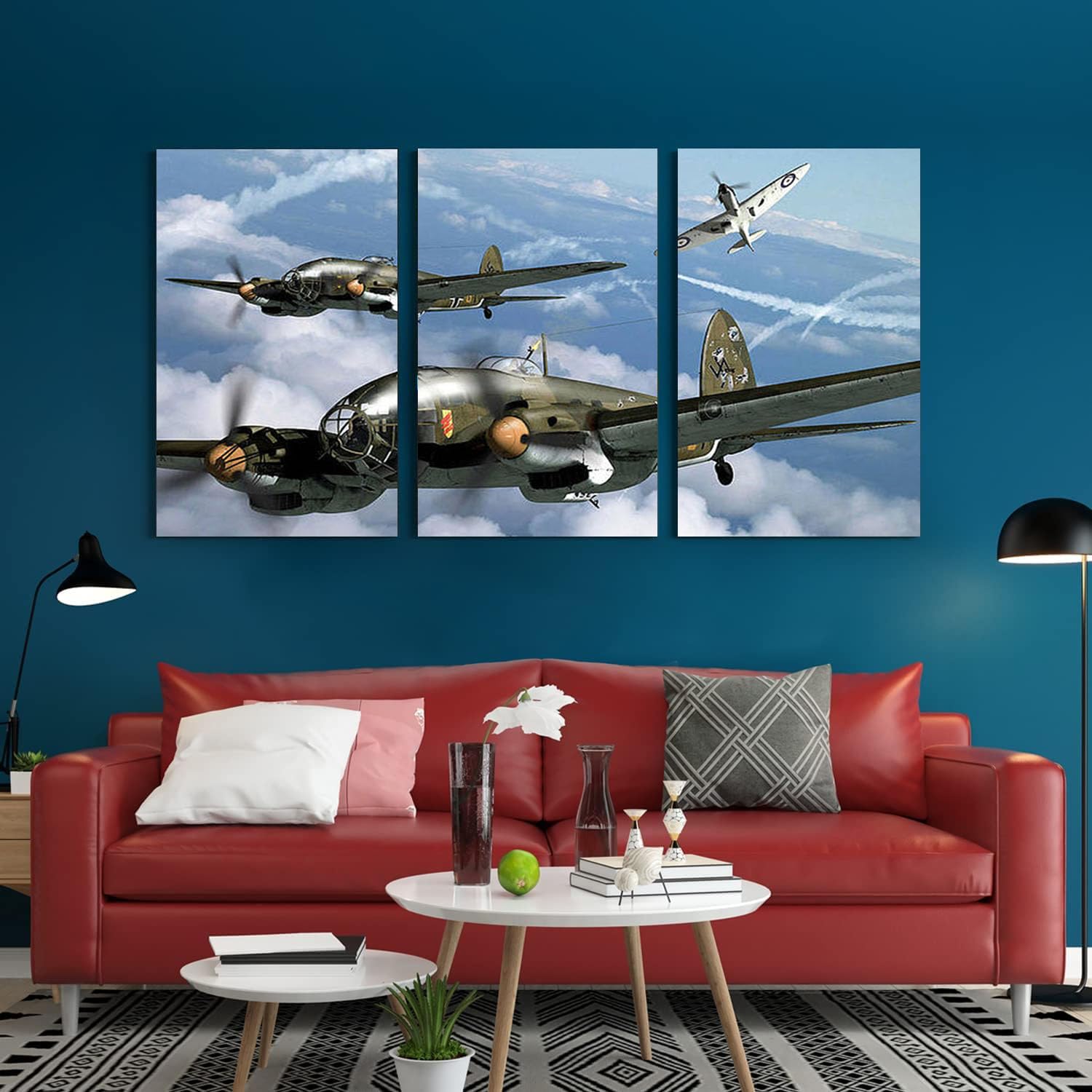 GADGETS WRAP Canvas Gallery Wrap Framed for Home Office Studio Living Room Decoration (3Part, 14x27inch Each) - Channel Dashwide Print