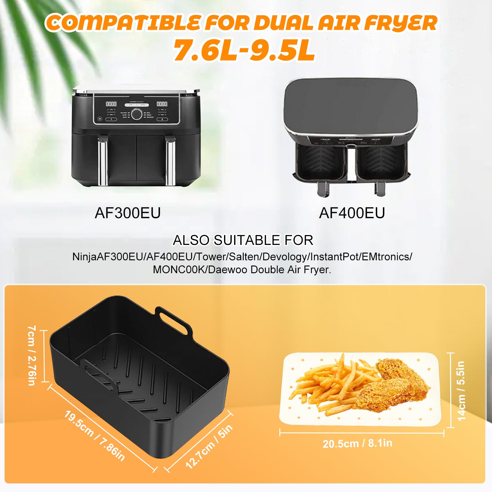 Accessori per Friggitrice Ad Aria Ninja Foodi Max Dual Zone AF400EU