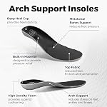 FitVille Chaussures de marche extra large pour hommes Respirant large largeur Chaussures de tennis Sneakers de marche pour Plantar Fasciitis