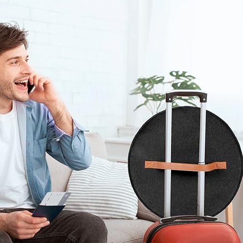 Miniatura 8 de Munskine Cajas de almacenamiento para sombreros para mujeres y hombres, cajas de almacenamiento plegables para sombreros, caja de almacenamiento de